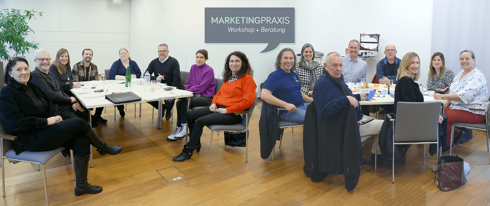 Gruppe Marketing-Praxis-Workshop in Tulln