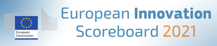 Schriftzug European Innovation Scoreboard 2021