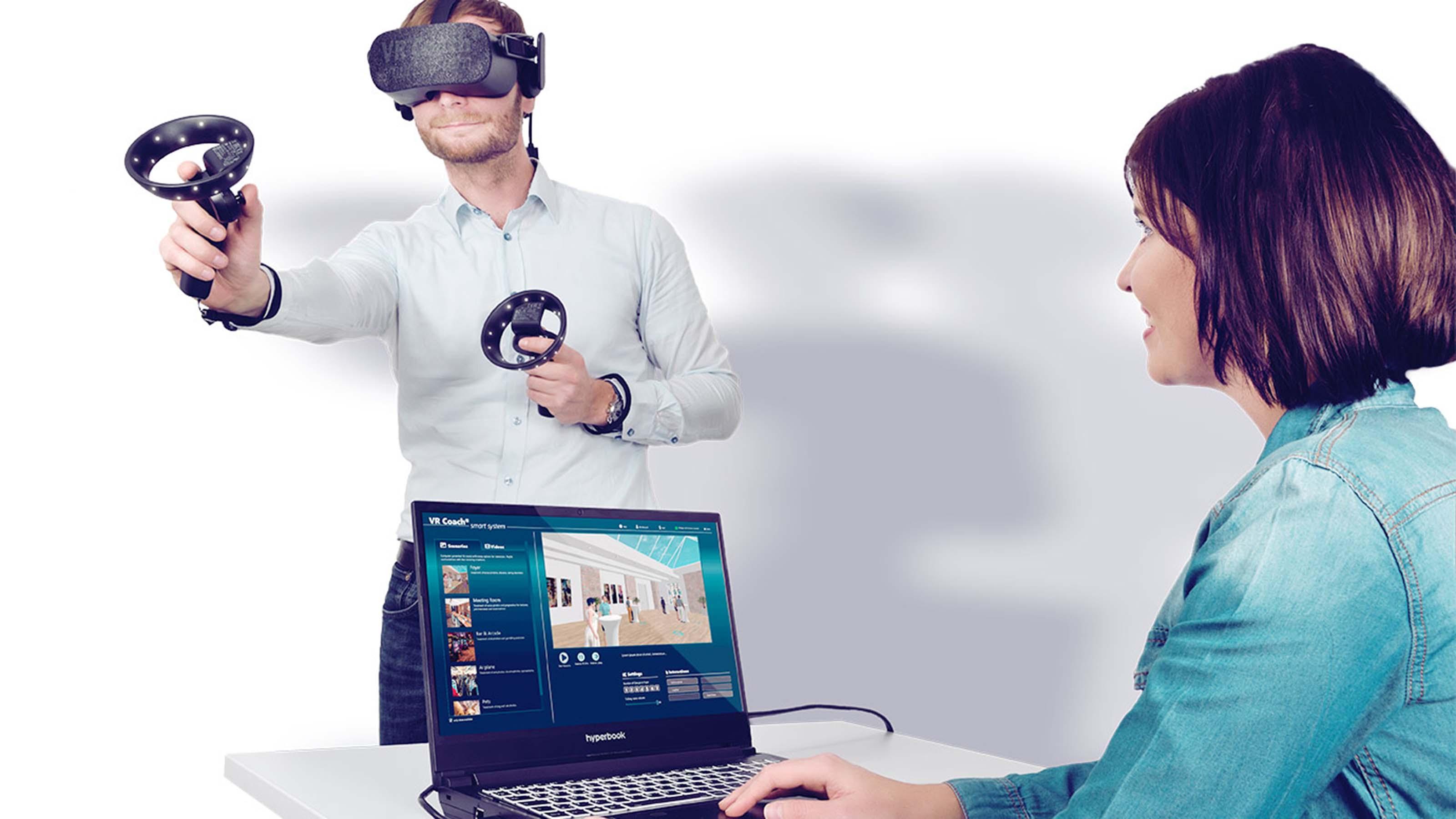 Das Start-up VR Coach hat sich auf Virtual Reality im therapeutischen Bereich spezialisiert.  