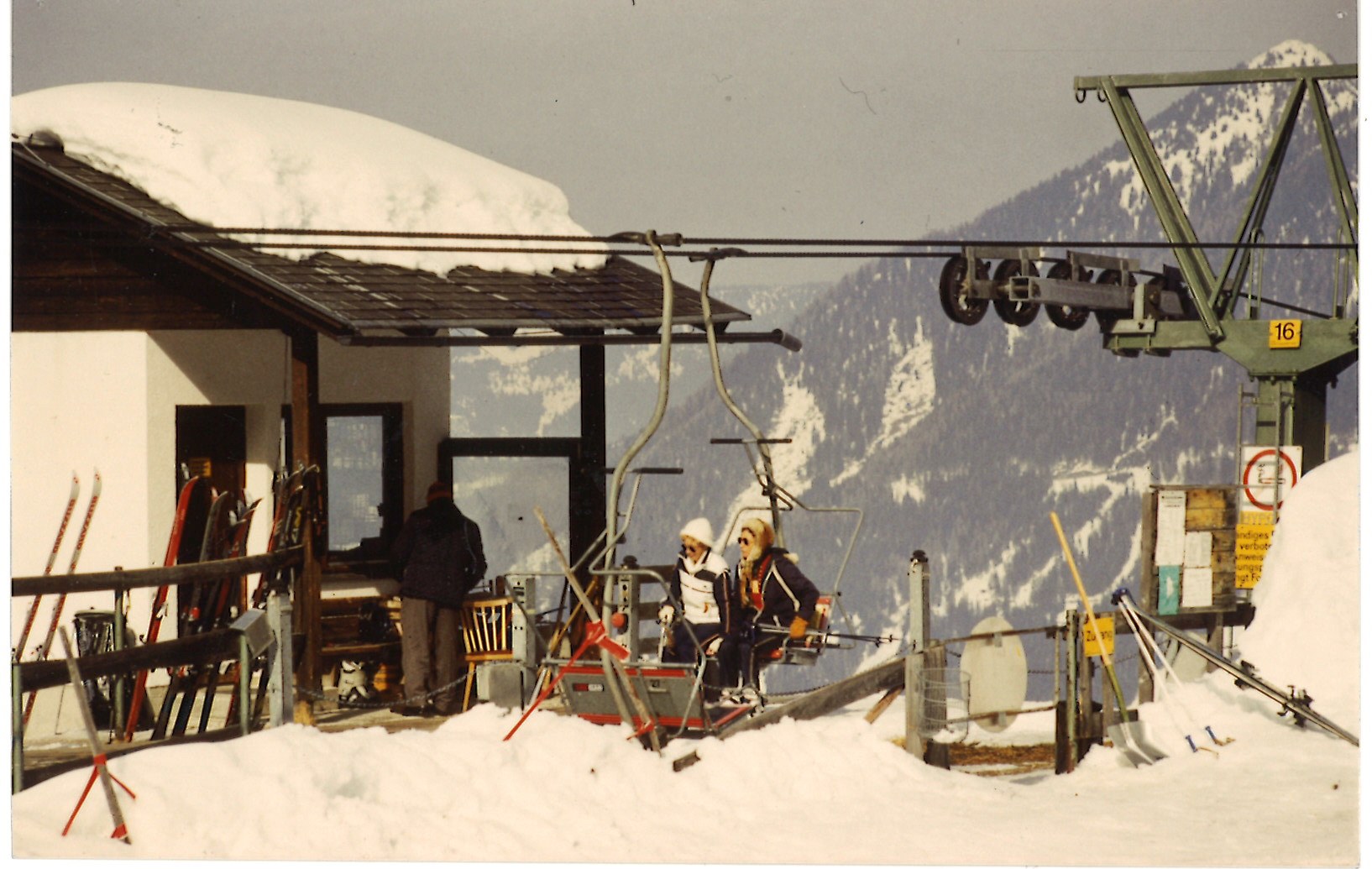 Die Bergstation der Riesneralm im Jahr 1974